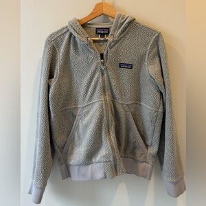 Patagonia Gray Sherpa Fleece Jacket